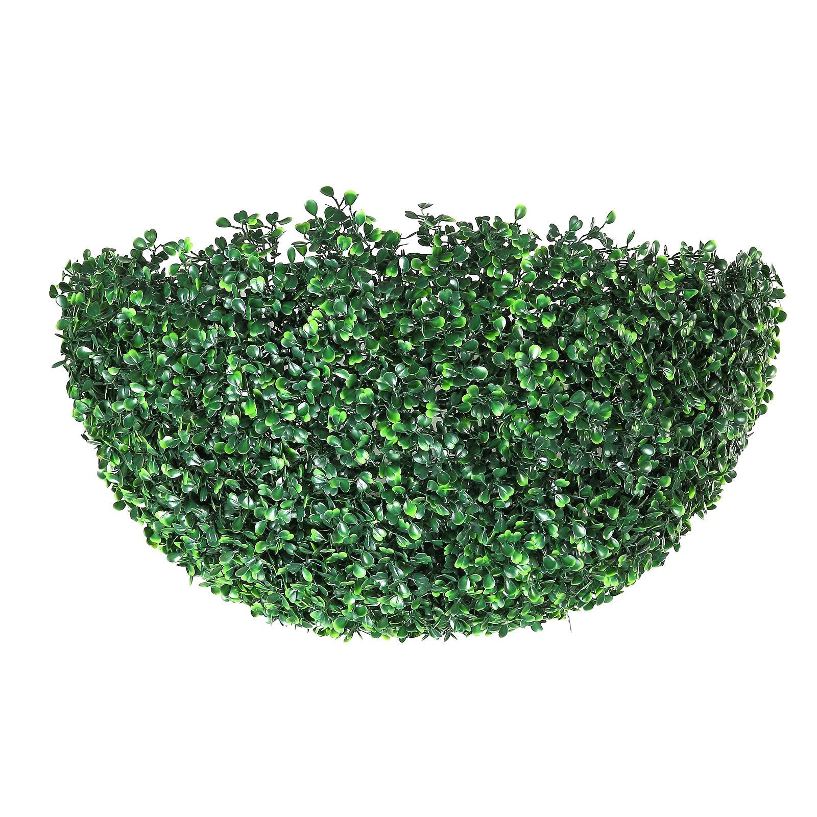 VEVOR Artificial Topiaries Boxwood Trees, 20Tall  2 Pieces , Ball Shape Faux Topiaries Plant, All Year Green Feaux Plant Decorative Balls For Backyard, Balcony,Garden, Wedding And Home